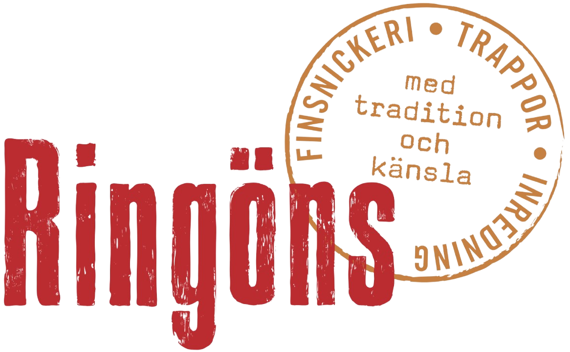 Handgjord trappa av Ringöns Snickeri